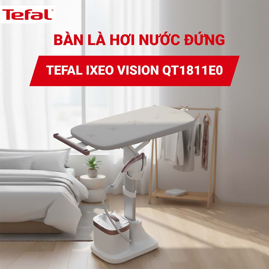 Bàn là hơi nước đứng Tefal IXEO Vision QT1811E0 QH246505 1